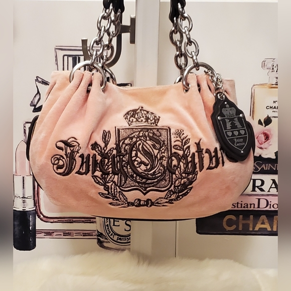 ***SOLD***Juicy Couture Pink Hobo Handbag! - Picture 3 of 10
